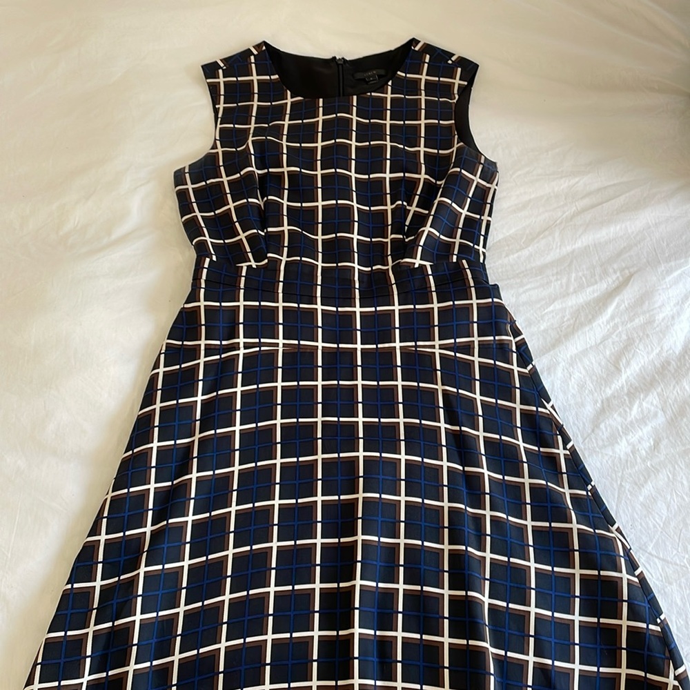 J. Crew silk dress.